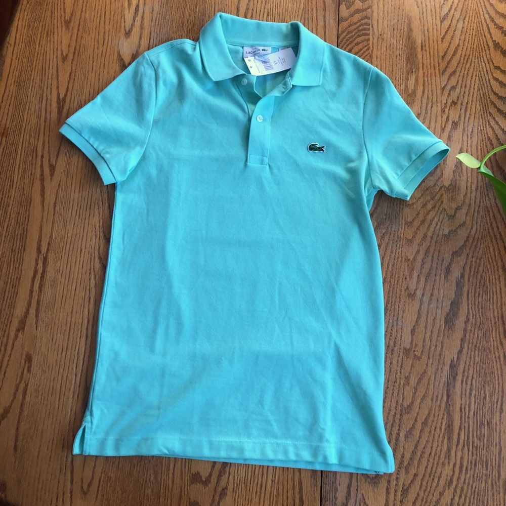 Lacoste Mint Green Polo NWT